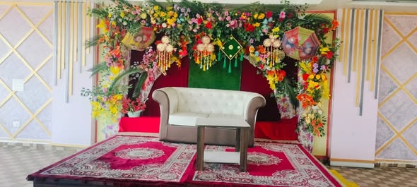 Wedding mandap decor